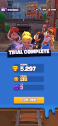 Tasha ending a trial with Billy, Jake and Tricky