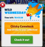 Chicky's reappearance