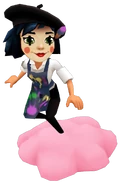 Cocoartoutfitsurfingonsweetheart.png (380 KB) Coco in her Art Outfit surfing on Sweetheart