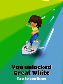 Great White, Subway Surfers Wiki