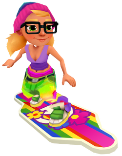 Tricky is a lesbian!!! 10yo me called it ♡ [Subway Surfers pride