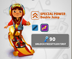 Subway Surfers Freestyler Double Jump and Super Jump! 