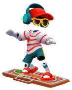 Tutti surfing on Ginger Boom #1