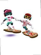 Tutti and Frutti both surfing on Jak