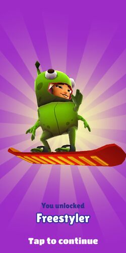 Subway Surfers Freestyler Double Jump and Super Jump! 