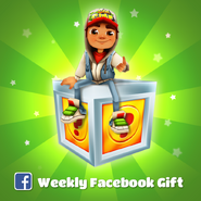 Weekly Facebook Gift promo