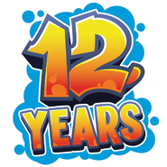 12 years Logo