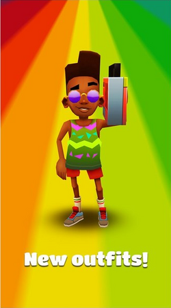 Subway Surfers Fresh Graffiti - made with Hero Forge