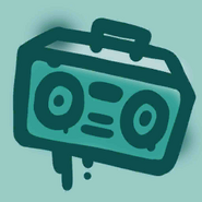 Boombox graffiti profile