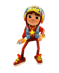 Boneco Subway Surfers - Jake Spray Crew - Sybo Games