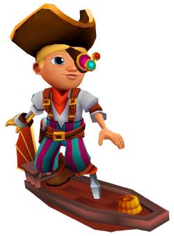 Subway Surfers World Tour 2020 Zurich - Character Hugo Pirate Outfit 