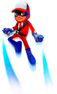 Super Runner Jake, the first Super Runner, Version of Jake and Catrine's Rival