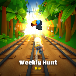 Subway Surfers Rio 2019, New Update, 1st Weekly Hunt Completed, Gameplay