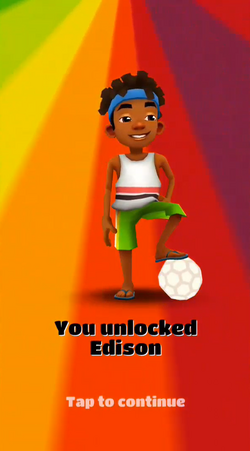 SUBWAY SURFERS EDISON URBAN TRAJE DESBLOQUEADO ♡ ♥ em 2023