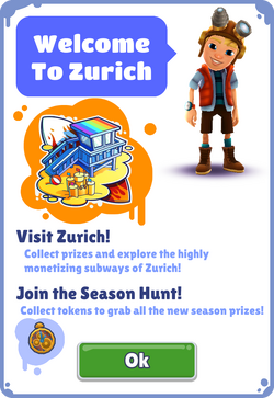 Subway Surfers on X: Greetings from Zürich! 🌷 The mountains are