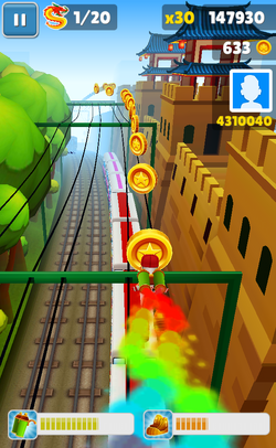 Game Subway Surfers Beijing online. Play for free