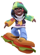 Asher surfing on Mayo Mania