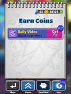 Earn Keys by watching the Daily Video