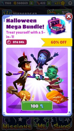 Subway Surfers - Three words Halloween Mega Bundle. 💀🐙🐠 It's