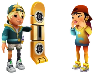 Alexandre giving Bass Blaster to Maeko