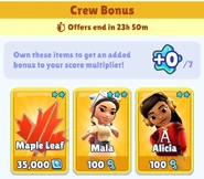 Mumbai 2022 Crew Bonus