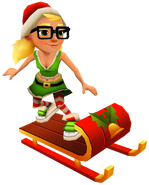 Elf Tricky surfing on Jingles