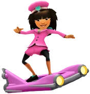 Mina in her Pop Outfit on K-Dillac with Vegas Bundle pose