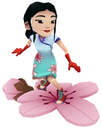 Ming surfing on Sakura