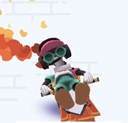 Frutti surfing on Motor Mania