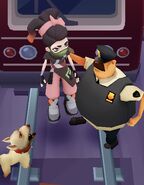 Oni Hime getting caught by the Guard