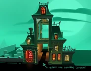 Haunted Hood concept art by Juliane Norske