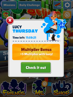 Lucy, Subway Surfers Wiki BR