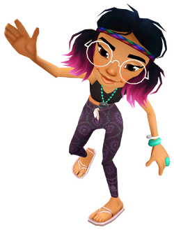 Jeny Pixel Outfit Và Ván Trượt Sunset - Subway Surfers Venice