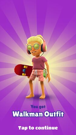 Subway Surfers - #ShopUpdate Surfs up! Play the Daily High Score or  Marathon to collect Event Coins and unlock Dylan, his new Walkman Outfit,  the sweet Beach Pop Board, and more! 🏄🎧