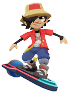Saru surfing Bada-Bomb