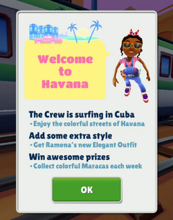 Última Segunda no Subway Surfers Havana 