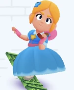 Piper surfing on Bamboo