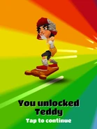 Unlocking Teddy with Alex