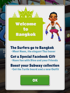 Noon welcomes the player to Bangkok