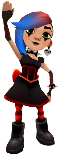 Lucy Goth Outfit - Subway Surfers by ronniesartwork on DeviantArt