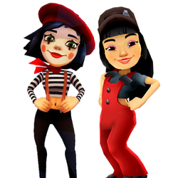 Subway Surfers Coco the French Mime, games, subway surfers, png