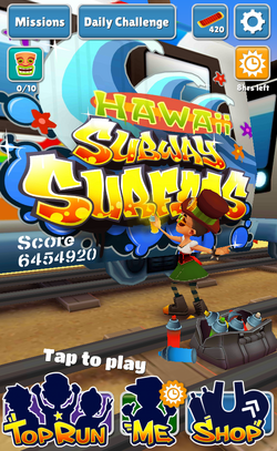 Subway Surfers Updated With Hawaii Themed Content In Windows Phone Store -  MSPoweruser