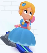 Piper surfing on Bias Boom