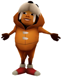 Subway Surfers - Chill out with Malik in his awesome Tusk Outfit