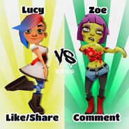 Zoe vs Lucy
