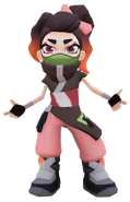 Oni Him with The Burger King's pose