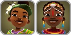 User blog:Caitlin Reece Alex Francisco/Aina and Zuri, Subway Surfers Wiki