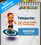TeleporterSelected