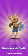 Unlocking Trym's Noble Newbie Outfit