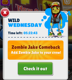 Zombie Jake, Subway Surfers Wiki